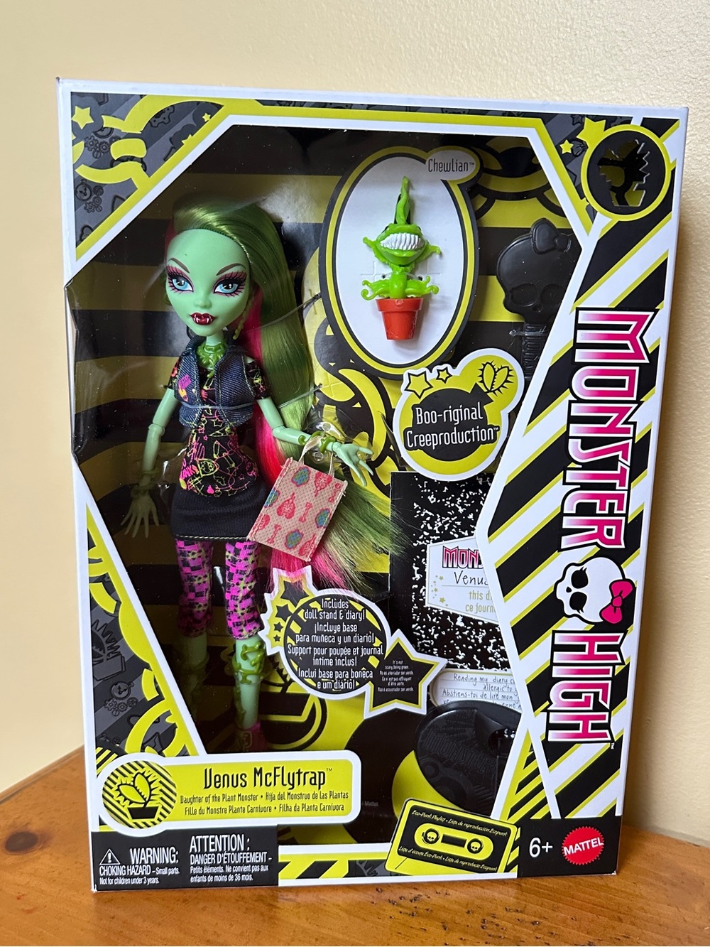 2026 Monster High Venus McFlytrap Boo-riginal Creeproduction NRFB